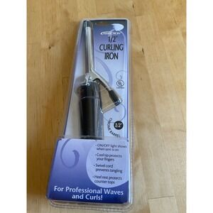 Perfection 1/2 Inch Curling Iron Chrome Barrel Swivel Cord Small Curls 803478